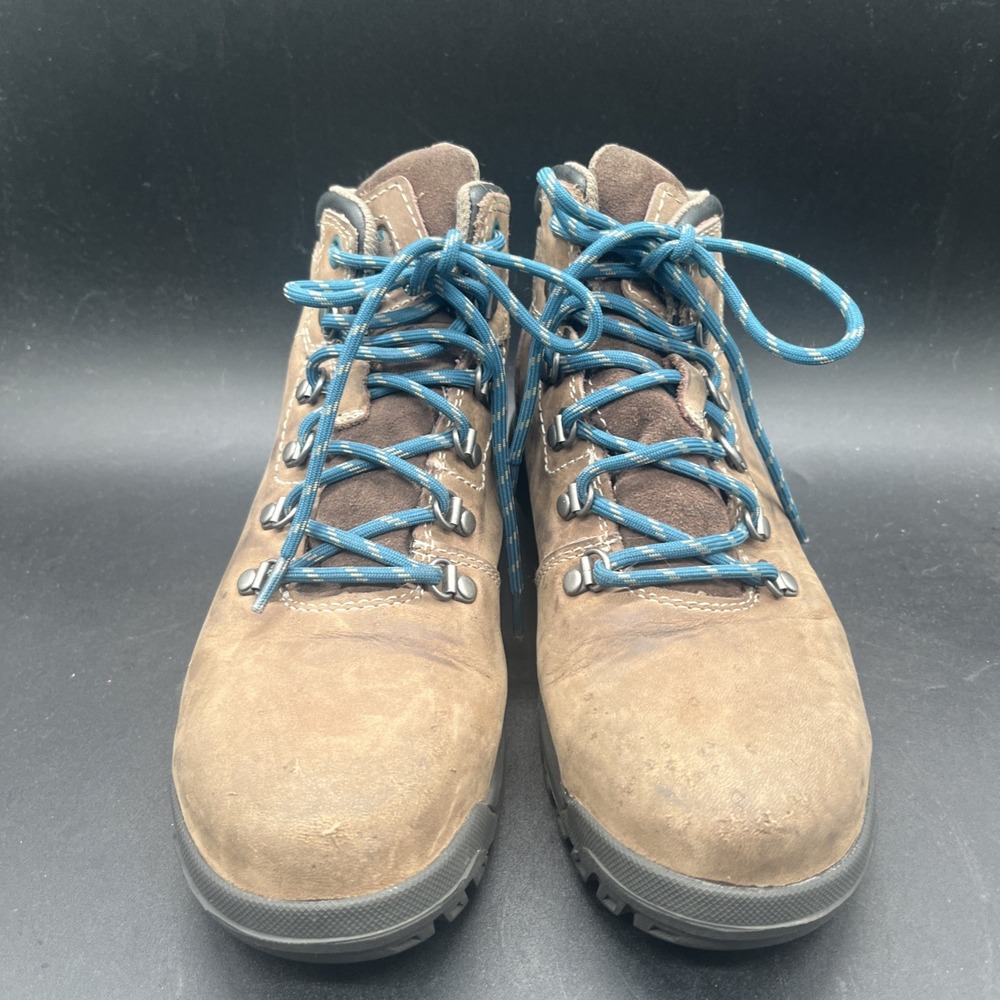 CAT Caterpillar Womens Mae Steel Toe Waterproof Work Boots Brown 5 W (#P91012)